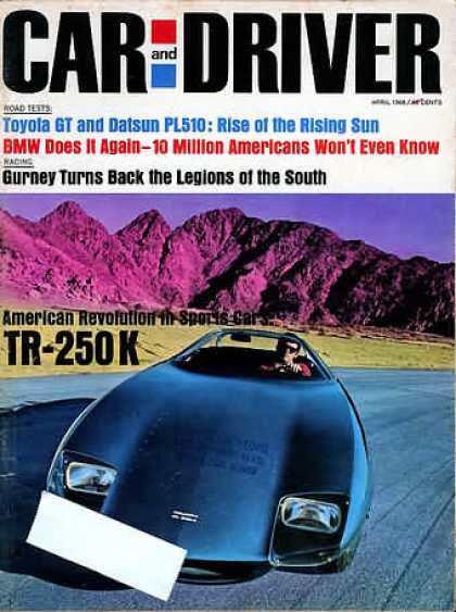 Sports Car Illustrated - April 1968