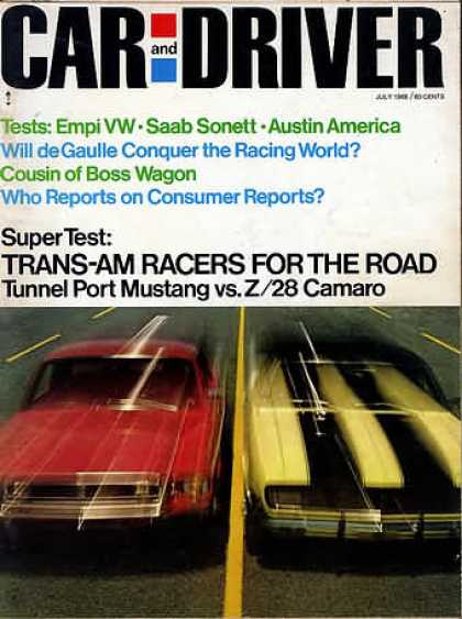 Sports Car Illustrated - July 1968