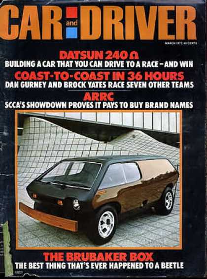 Sports Car Illustrated - March 1972