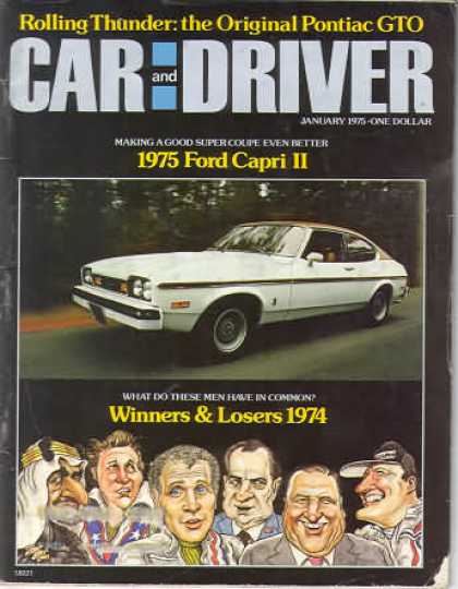 Sports Car Illustrated - January 1975