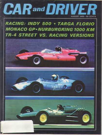 Sports Car Illustrated - August 1963