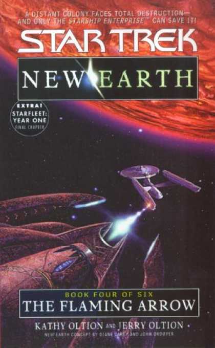 Star Trek Books - The Flaming Arrow (Star Trek: New Earth, Book 4)