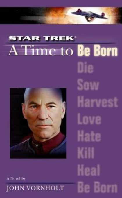Star Trek Books - A Time to Be Born (Star Trek The Next Generation)