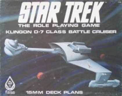 Star Trek Books - Klingon D-7 Class Battle Cruiser: 15mm Deck Plans (Star Trek RPG) [BOX SET]