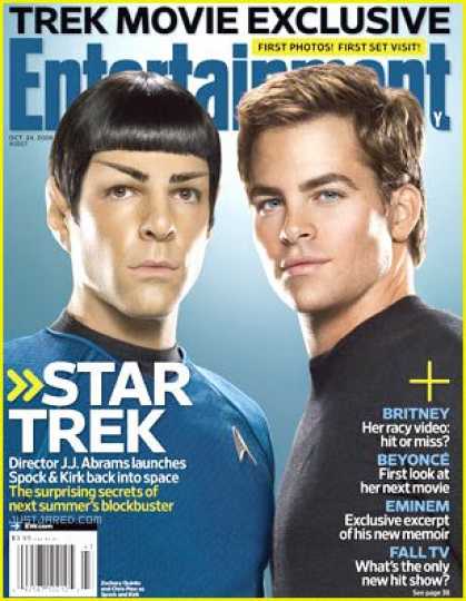 Star Trek Books - Entertainment Weekly, October 24, 2008 (Star Trek) (Britney; Beyonce; Eminem; Fa
