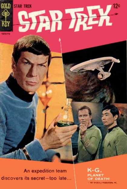 Star Trek 1 - Planet Of Death - Spock - Captain Kirk - Starship - Planet - George Perez, Steve Leialoha