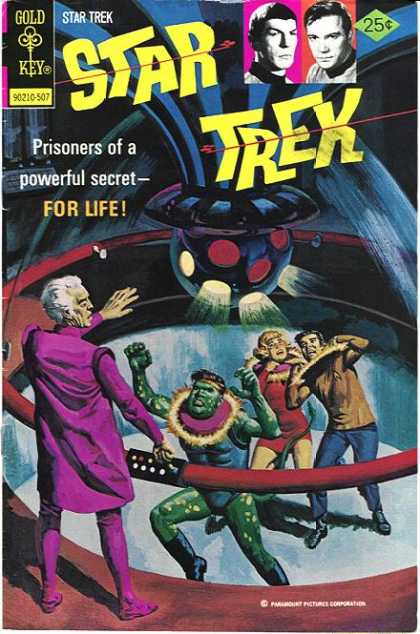 Star Trek 31 - Gold Key - Fire - Prisoners Of A Powerful Secret-for Life - Coat - Green