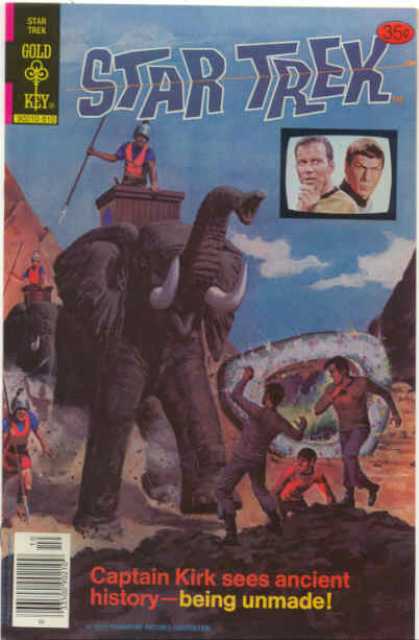 Star Trek 56 - Captain Kirk - Ancient History - Pyramids - Elephants - Spock