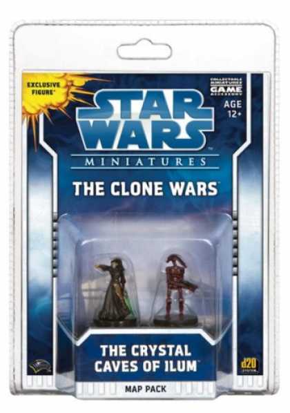Star Wars Books - The Clone Wars: The Crystal Caves of Ilum: A Star Wars Miniatures Map Pack (Star