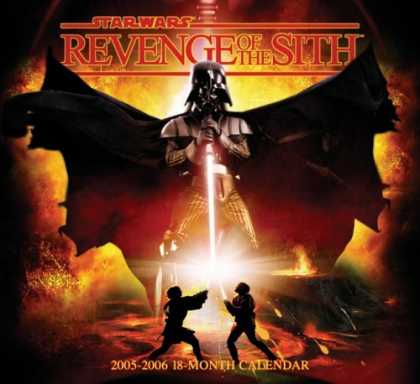 Star Wars Books - Star Wars Revenge of the Sith 18 Month Wall Calendar