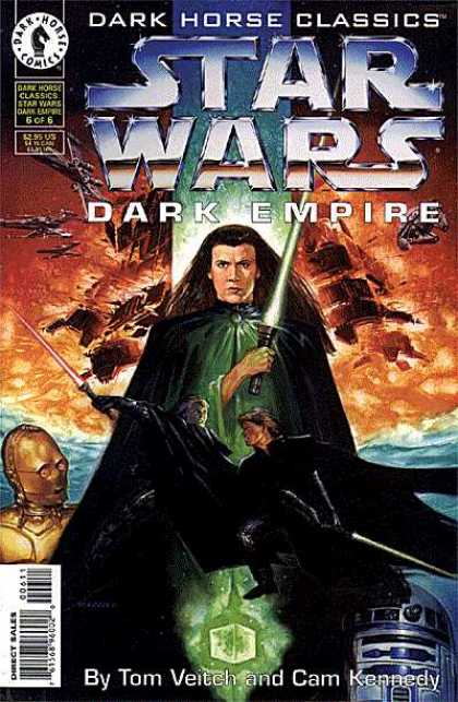 Star Wars: Dark Empire 6 - Dark Horse Classics - Light Saver - Luke Skywalker - Space Ships - R2-d2 - Dave Dorman