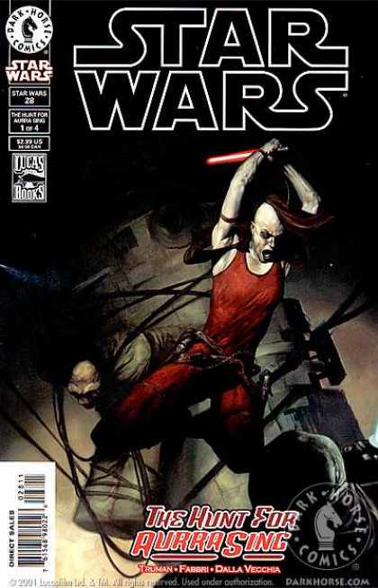 Star Wars 28 - Dark Horse Comics - Aurrasing - Lucas Books - Sword - Direct Sales - Bob Wiacek, Carmine Infantino