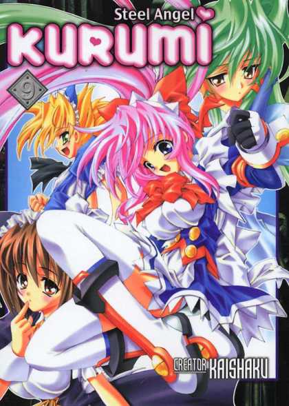 Steel Angel Kurumi 9 - Girls - Mangeanime - Heart - Pink - Green