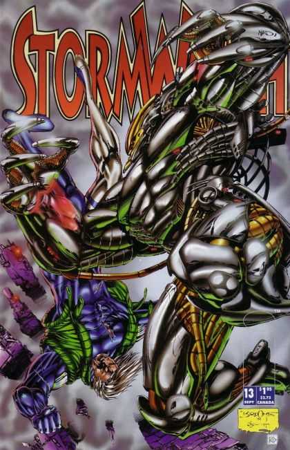 Stormwatch 13 - Sky - Battle - Monster - Man - Fighting