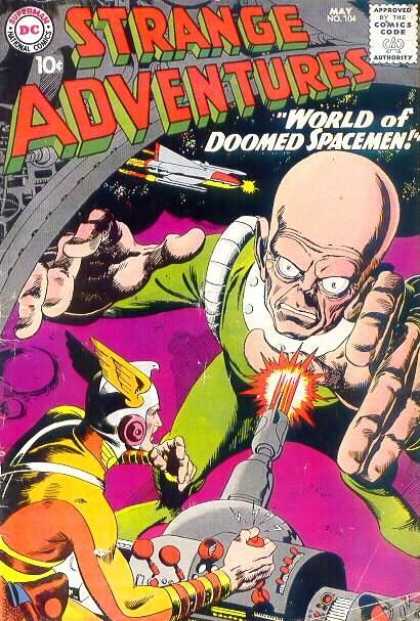 Strange Adventures 104 - Big Head - 10 Cents - Comics Code Authority - May - Rocket