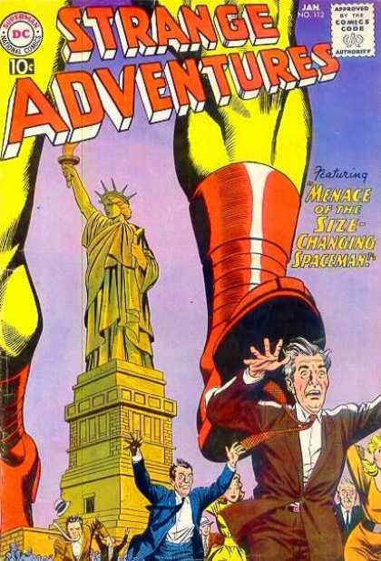 Strange Adventures 112 - Giant - Statue Of Liberty - New York