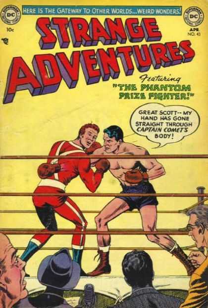 Strange Adventures 43 - Boxers - Ring - Great Scott - Captain Comet - Crowd