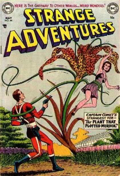 Strange Adventures 44 - Flower - Woman - Superman - Man - Plant That Plotted Murder