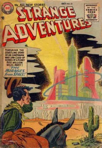 Strange Adventures 61 - Cactus - Donkey - Cowboy