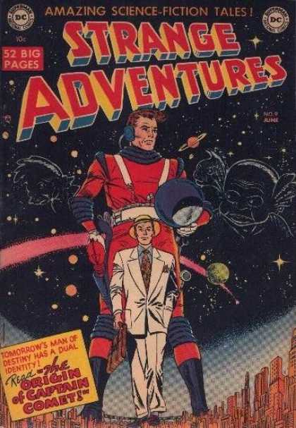 Strange Adventures 9 - Amazing Science-fiction Tales - Dc - 52 Big Pages - Comet - Captain - Carmine Infantino