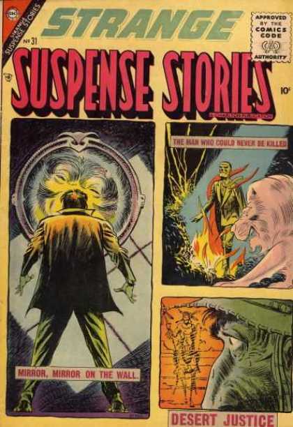 Strange Suspense Stories 31 - Mystery - Sci-fi - Immortality - Mirror - Desert