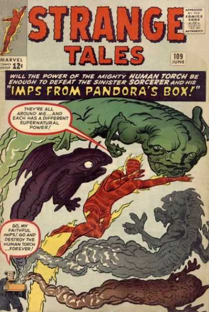 Dick Ayers, Jack Kirby Strange Tales 109 - Dick Ayers, Jack Kirby