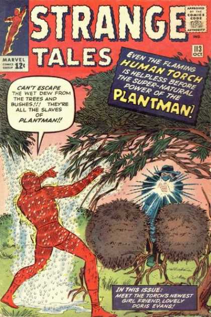 Plants - Flashing - Crops - Bush - Trees - Dick Ayers Strange Tales 113 - Plants - Flashing - Crops - Bush - Trees - Dick Ayers