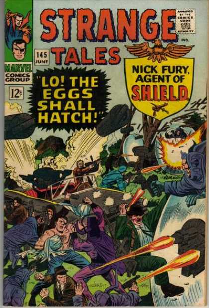 Approved By The Comics Code Authority - Marvel Comics Group - 145 June - Lothe Eggs Shall Hatch1 - Nick Furyagent Of Shield Strange Tales 145 - Approved By The Comics Code Authority - Marvel Comics Group - 145 June - Lothe Eggs Shall Hatch1 - Nick Furyagent Of Shield