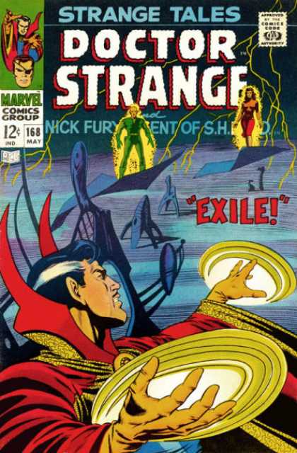 Exile - Doctor Strange - Nick Furt - Man - Woman Strange Tales 168 - Exile - Doctor Strange - Nick Furt - Man - Woman