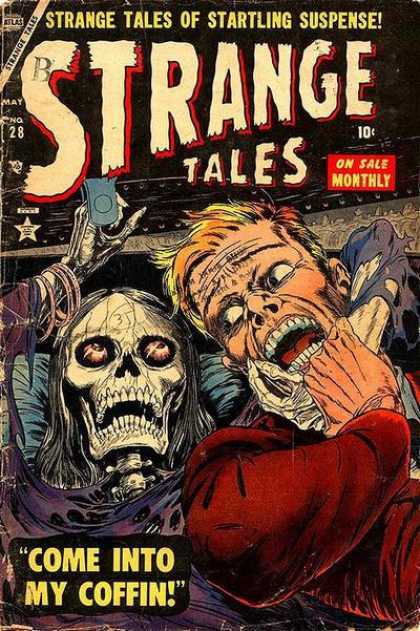 Strange Tales 28 - On Sale Monthly - May - No28 - Come Into My Coffin - Fight
