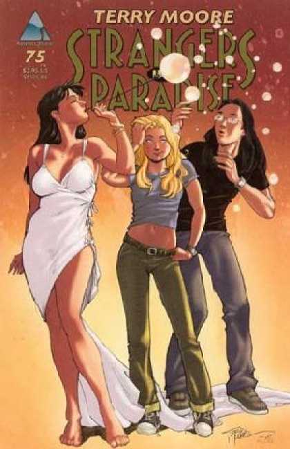 Strangers in Paradise 75 - White Dress - Bubbles - Girls - Watch - Tennis Shoes