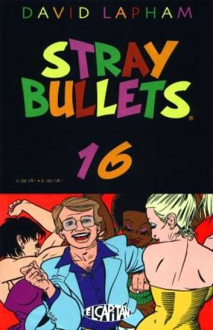 Stray Bullets 16 - Dancing - Girls - Guy - Blue Suit - Blonde Hair - David Lapham