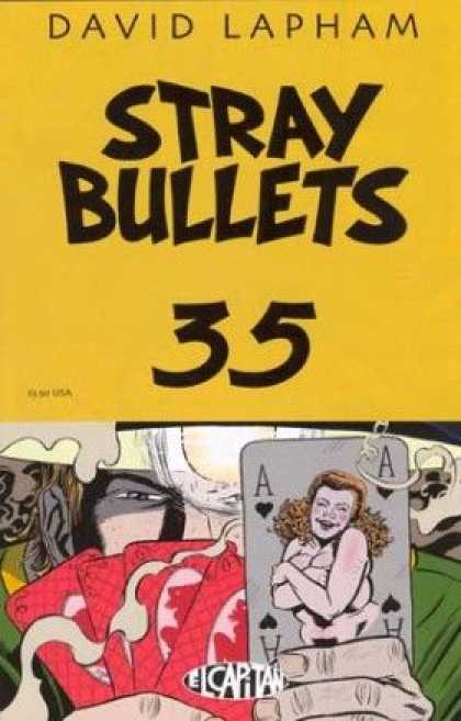 Stray Bullets 35 - Cards - David Lapham - Elcapitan - Woman - Man - David Lapham