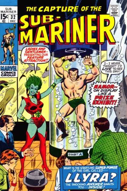 Sub-Mariner (1968) 32 - Green Hair - Llyra - Prize - Plaid Shirt - Red Boots - Sal Buscema