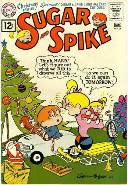 Sugar and Spike 38 - Dc - Christmas Tree - January - 12 Cents - Speech Bubbles