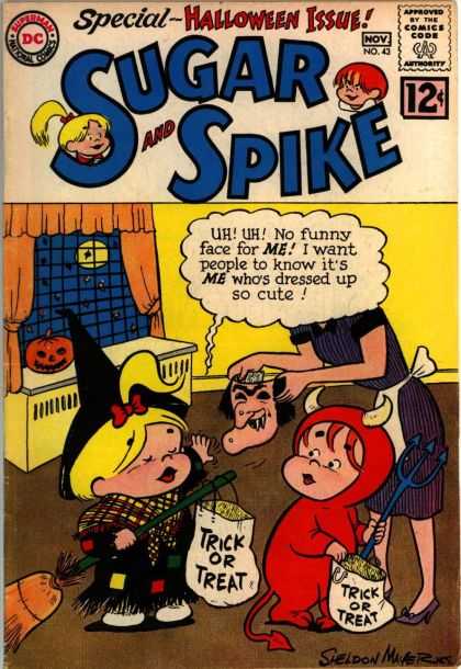 Sugar and Spike 43 - Halloween - Trick Or Treat - Mask - Cute Kids - Jack-o-lantern