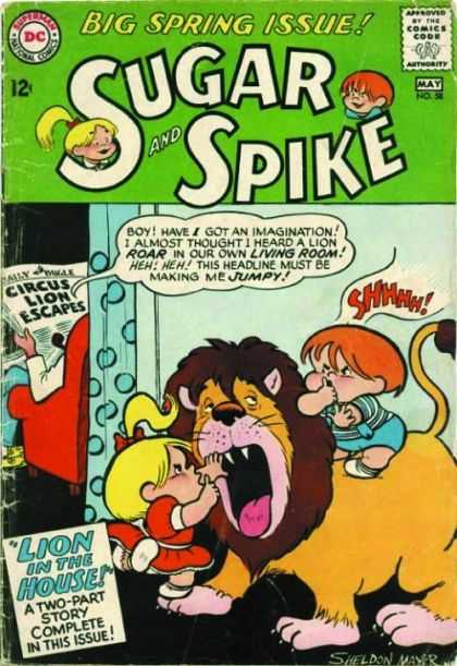 Sugar and Spike 58 - Dc - 12c - May No58 - Lion In The House - Big Spring Issue