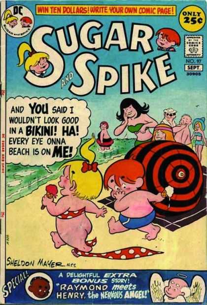 Sugar and Spike 97 - Beach - Ice Cream - Water - Bikinis - Little Girl Behind