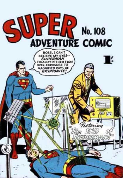Super Adventure Comic 108 - Superman - Tie - Coat - Kryptonite - No108