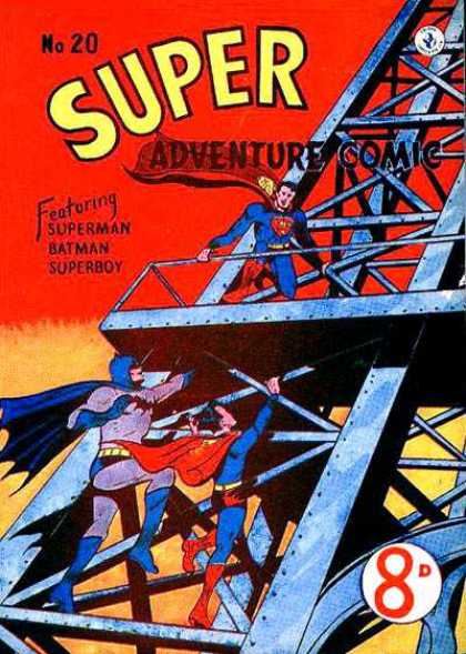 Super Adventure Comic 20 - Superman - Batman - Superboy - Costumes - Tower