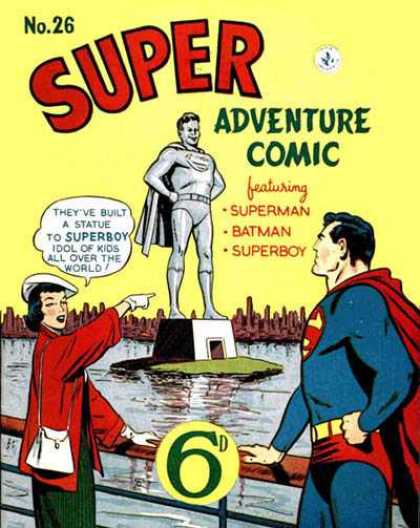 Super Adventure Comic 26 - No 26 - Superman - Batman - Superboy - 6d
