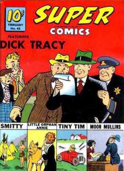 Super Comics 45 - Dick Tracy - No 43 - Police - Letter - Investigation