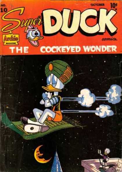 Super Duck 10 - Wonder - Flying Carpet - Turban - Moon - Night