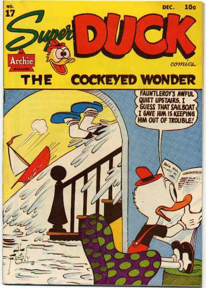 Super Duck 17 - Cockeyed Wonder - Fauntleroy - Sailboat - Stairs - Water