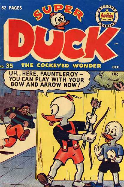 Super Duck 35 - Funny - Cartoons - Mean - Arrows - Duckies
