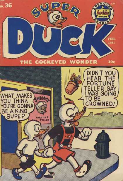 Super Duck 36 - Fortune Teller - Flower Pot - Swammy - Store - Fire Hydrant