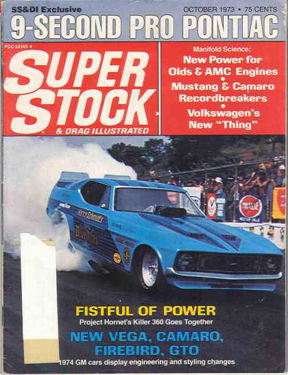 Super Stock & Dragster Illustrated - October 1973