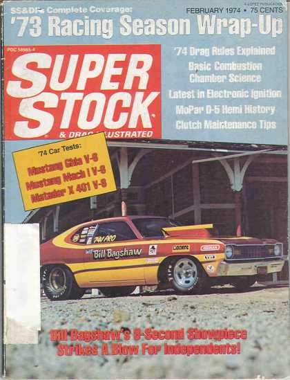 Super Stock & Dragster Illustrated - February 1974