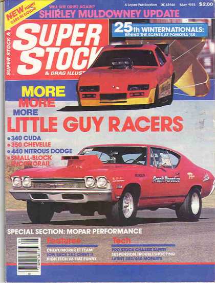 Super Stock & Dragster Illustrated - May 1985