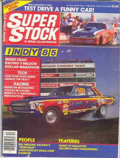 Super Stock & Dragster Illustrated - December 1985